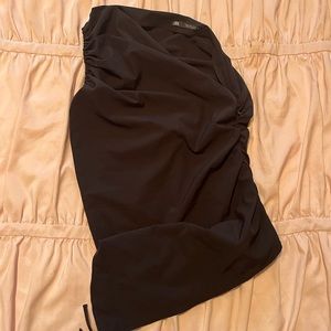 Zara One-Sleeve Sinched Top